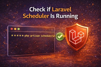 Check if Laravel scheduler is running (cron + php artisan schedule:run)