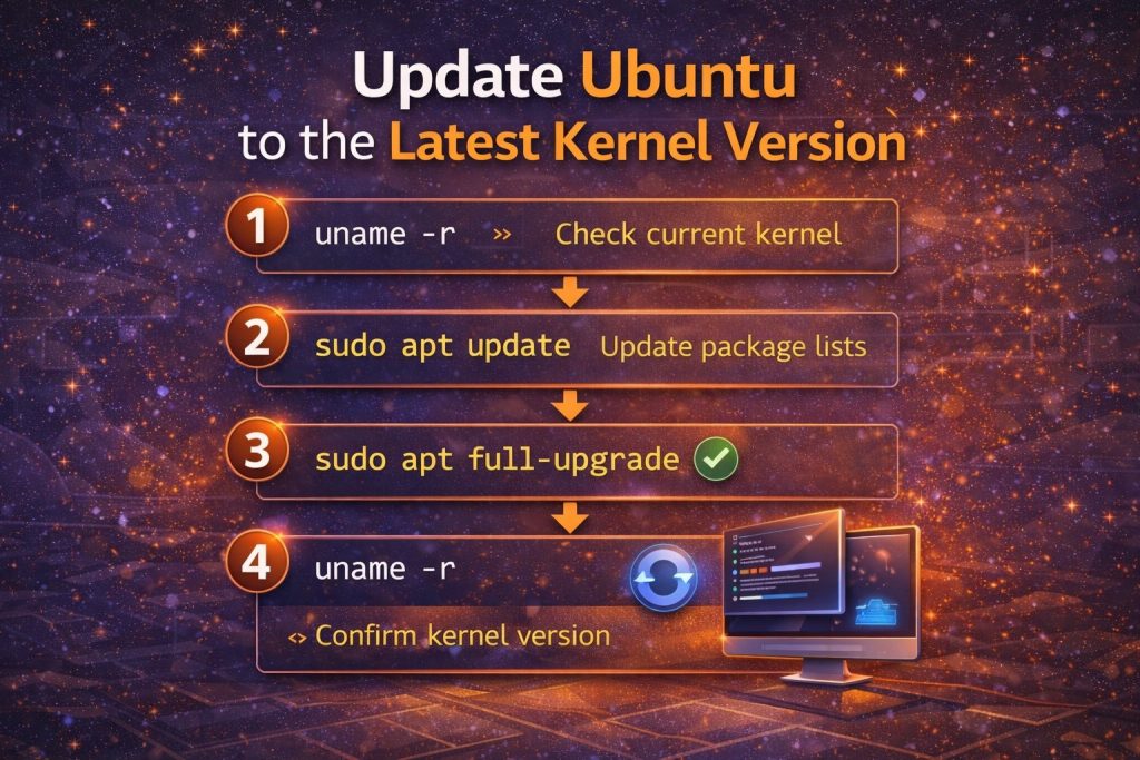 Ubuntu kernel update steps