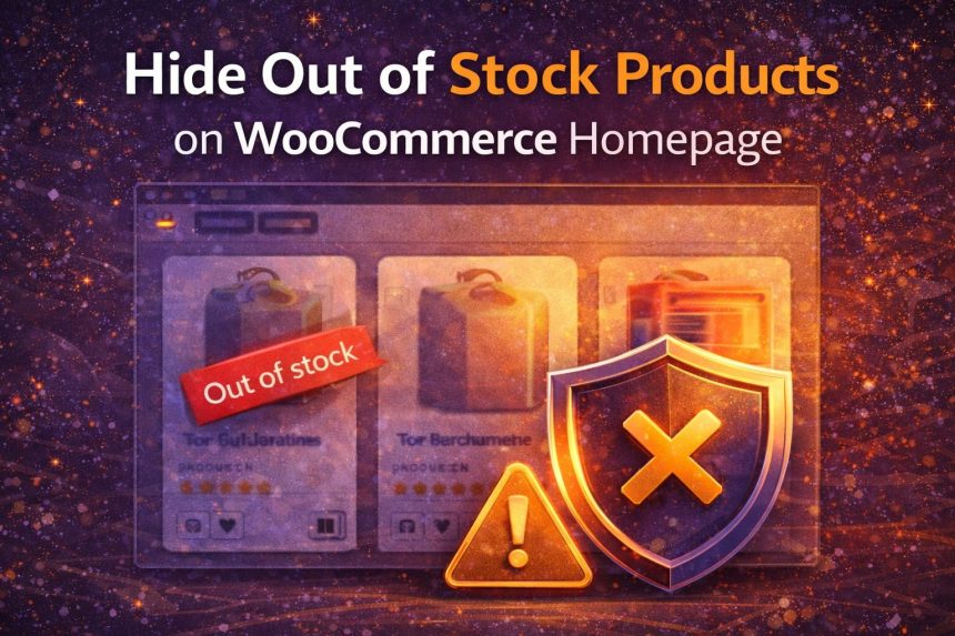 WooCommerce homepage filter to hide out of stock products